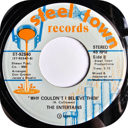 Entertains, The - Love Will Turn It Around - Steel Town