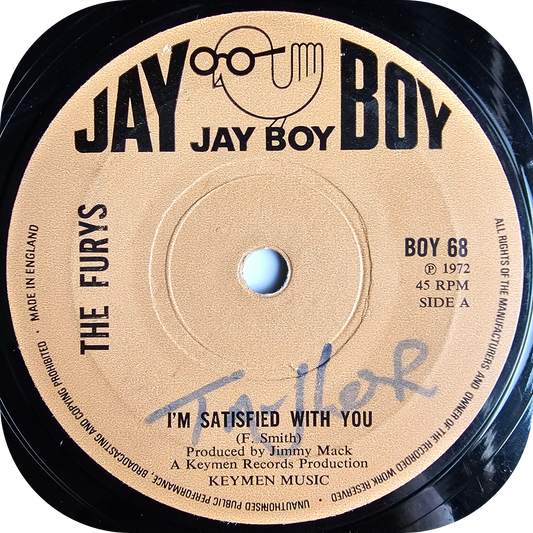 Furys, The - I'm Satisfied With You - Jay Boy