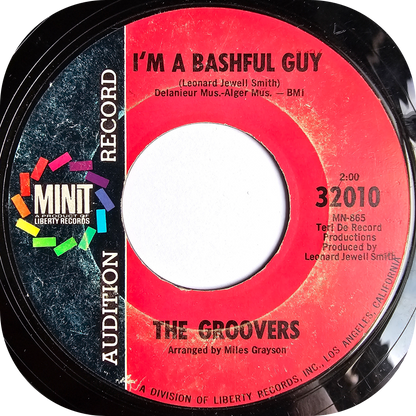 Groovers, The - I'm A Bashful Guy - Minit DEMO