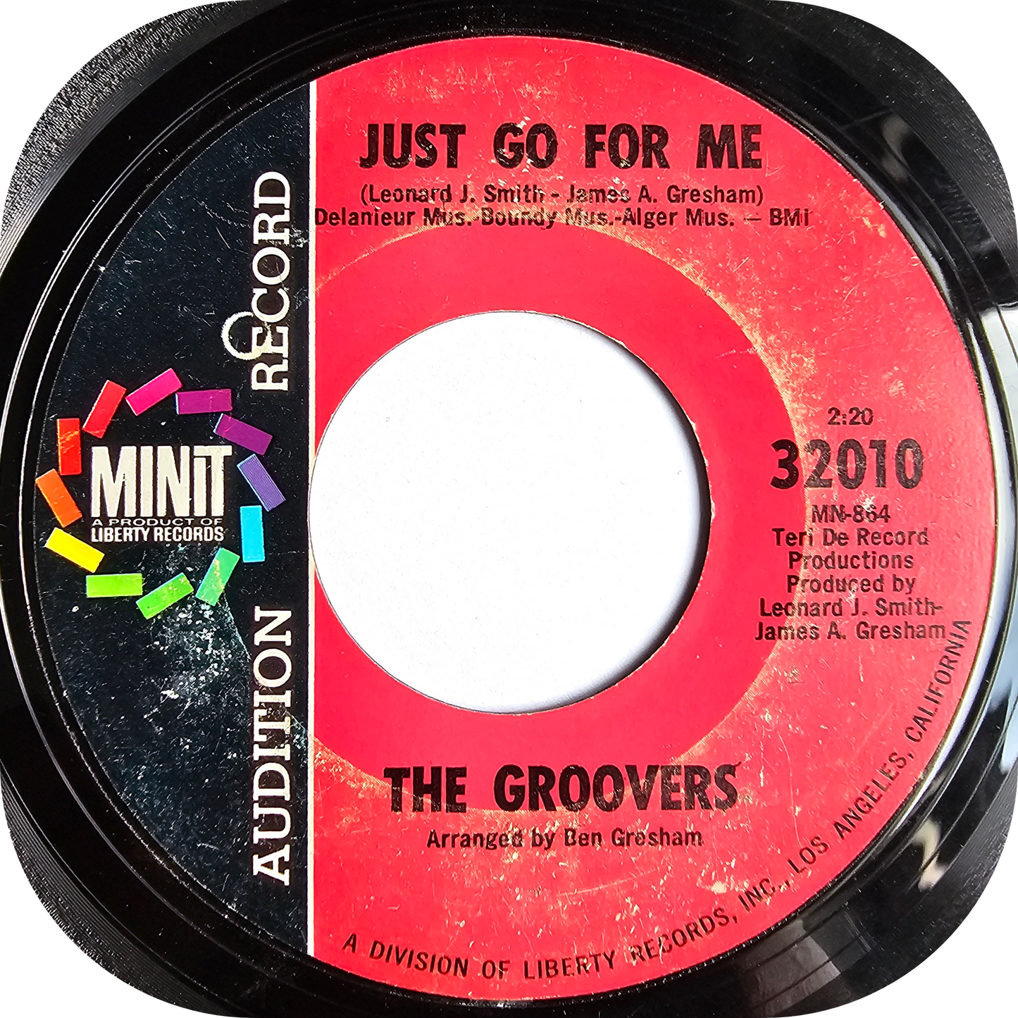 Groovers, The - I'm A Bashful Guy - Minit DEMO