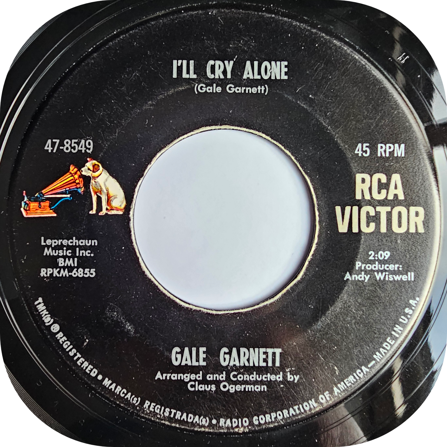Gale Garnett - I'll Cry Alone - RCA Victor