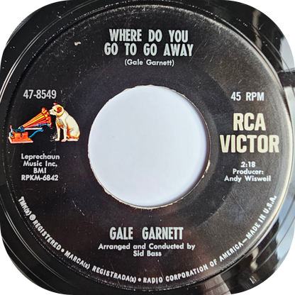 Gale Garnett - I'll Cry Alone - RCA Victor