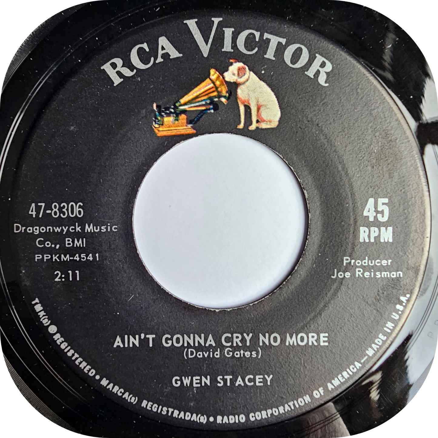 Gwen Stacey - Ain't Gonna Cry No More - RCA Victor