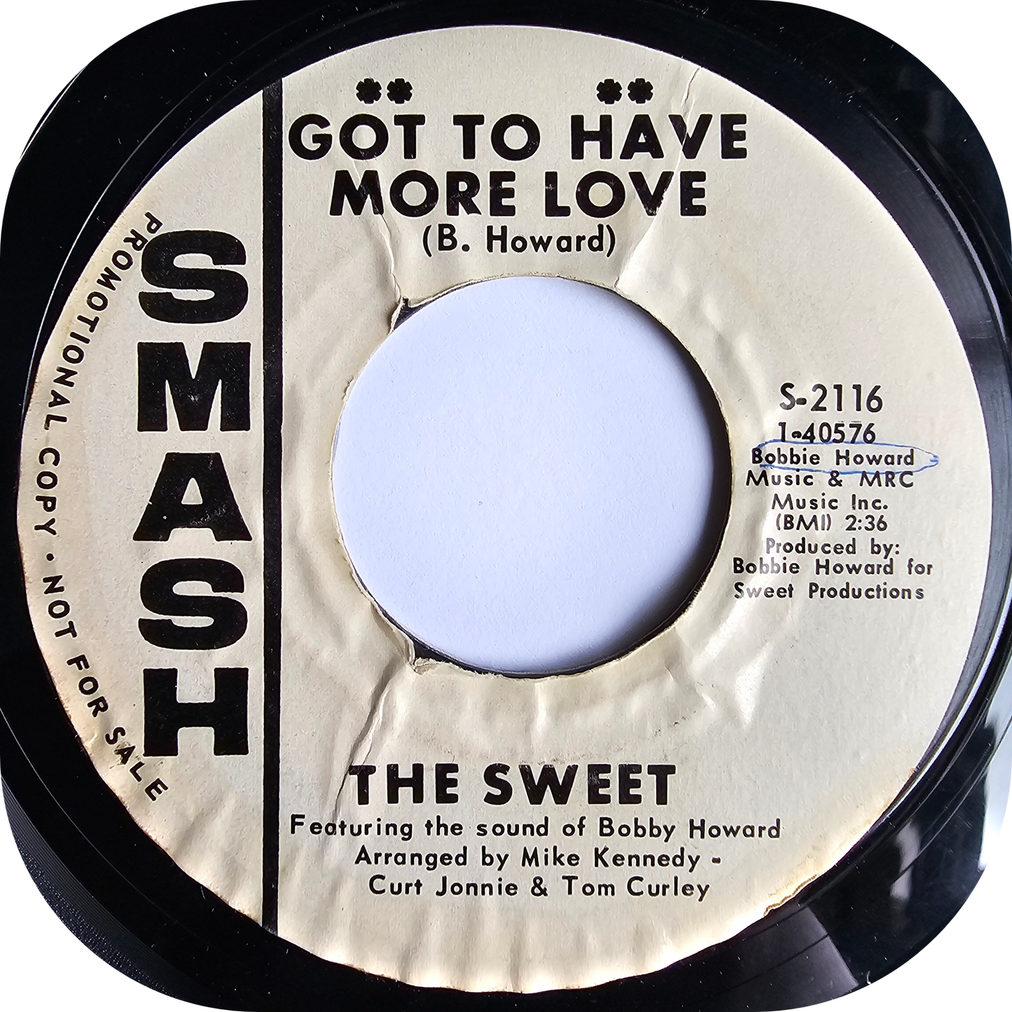 Sweet, The - Got To Have More Love - Smash DEMO