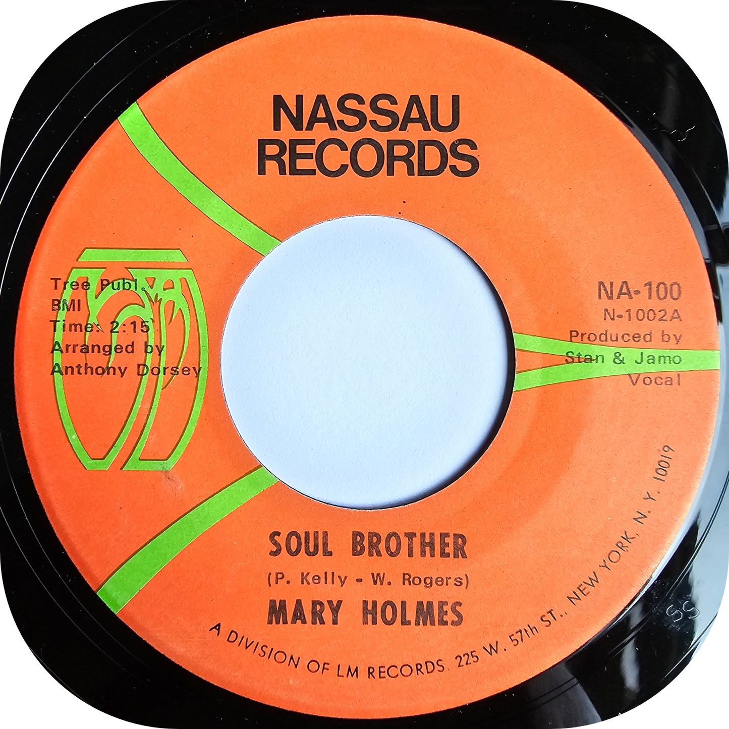 Mary Holmes - Soul Brother - Nassau