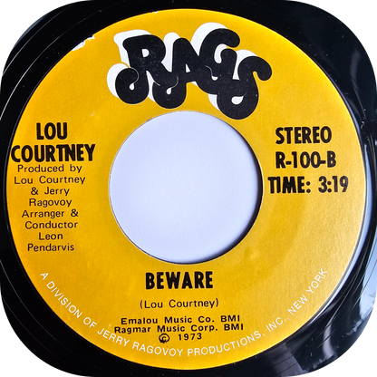 Lou Courtney - What Do You Want Me To Do - Rags