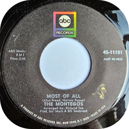 Montegos, The - Most Of All - ABC