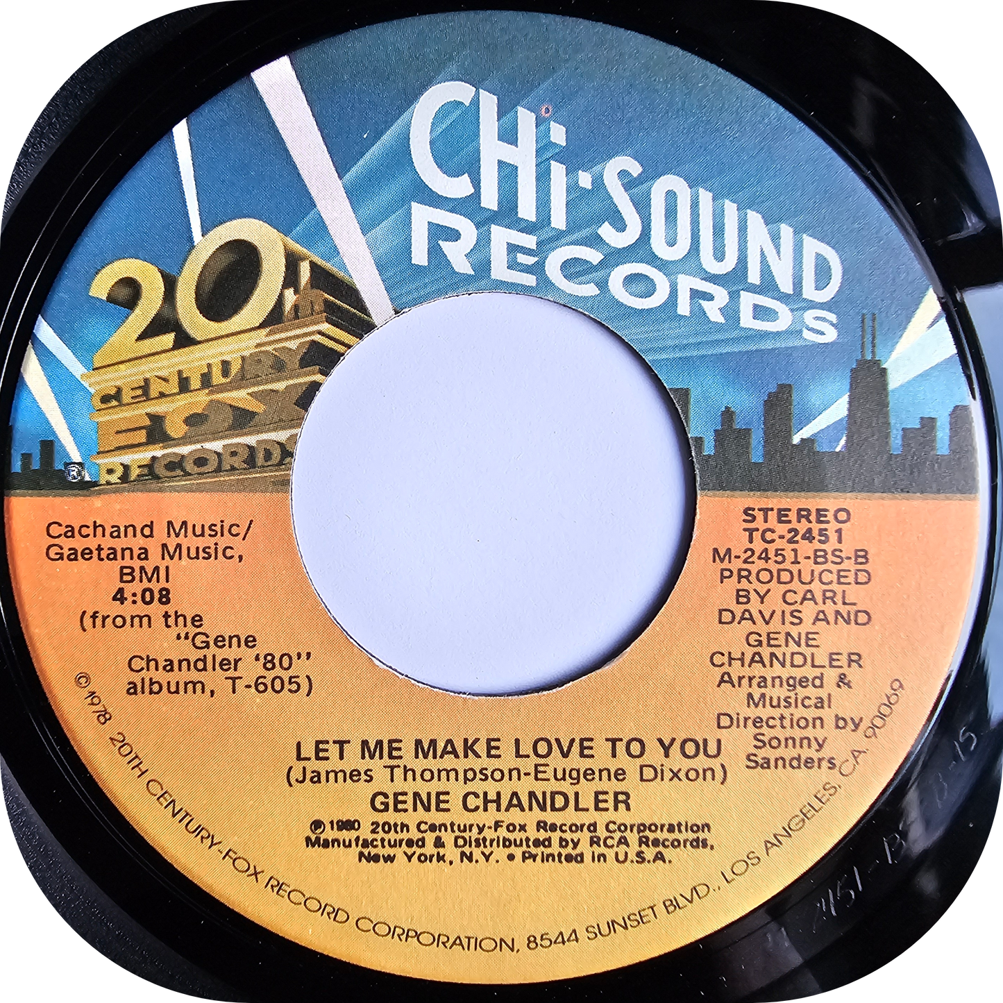 Gene Chandler - Let Me Make Love To You - Chi Sound