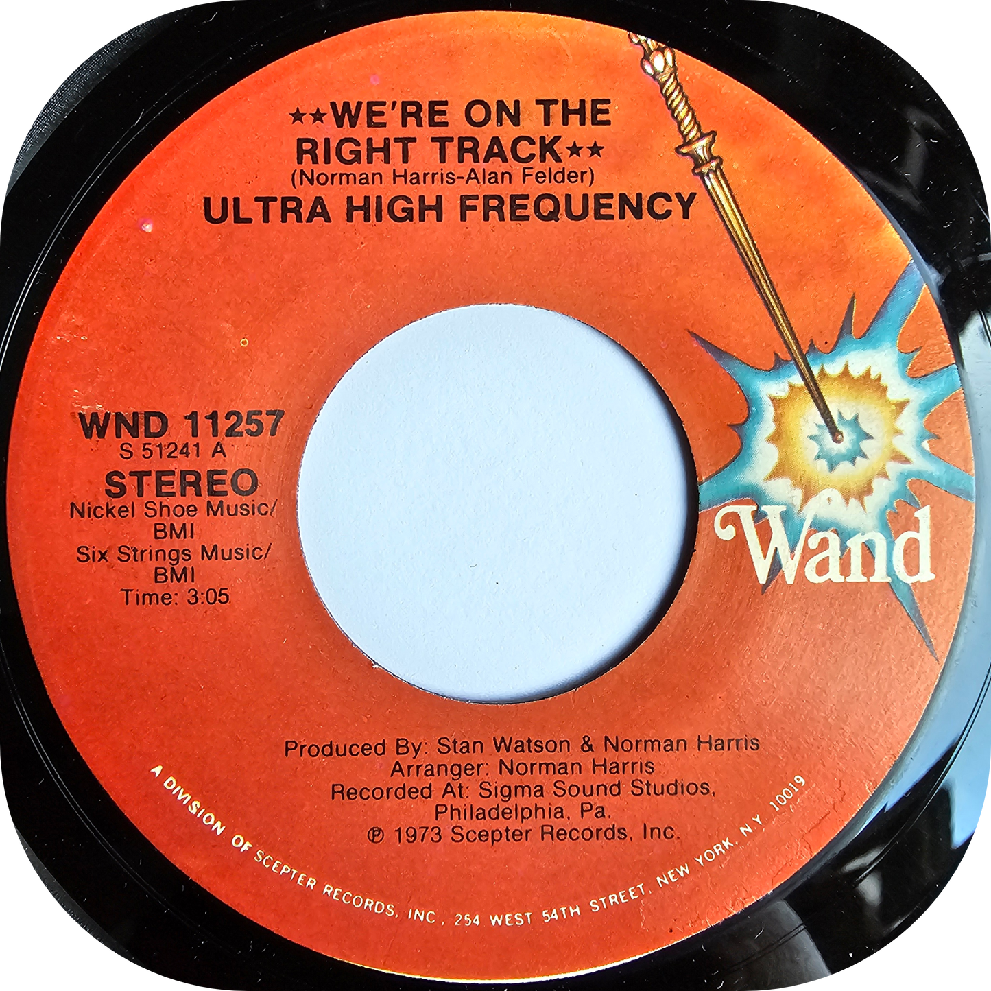 Ultra High Frequency - We're On The Right Track - Wand