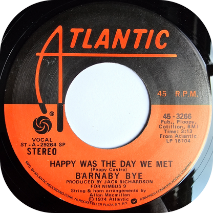 Barnaby Bye - Can't Live This Way - Atlantic