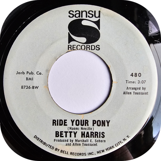 Betty Harris - Ride Your Pony - Sansu
