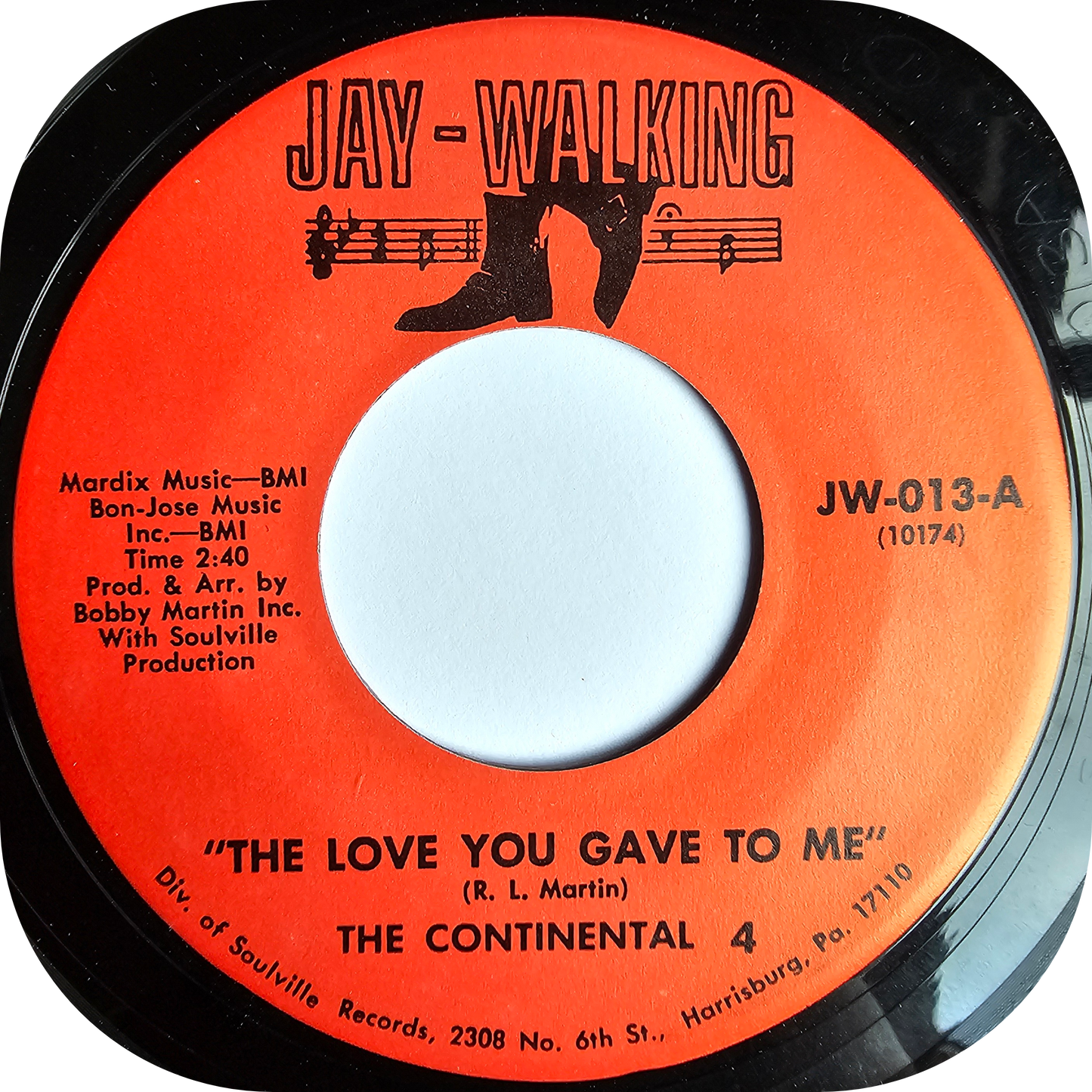 Continental 4, The - The Love You Gave To Me - Jay Walking