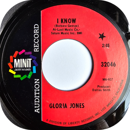 Gloria Jones - What You Want - Minit DEMO