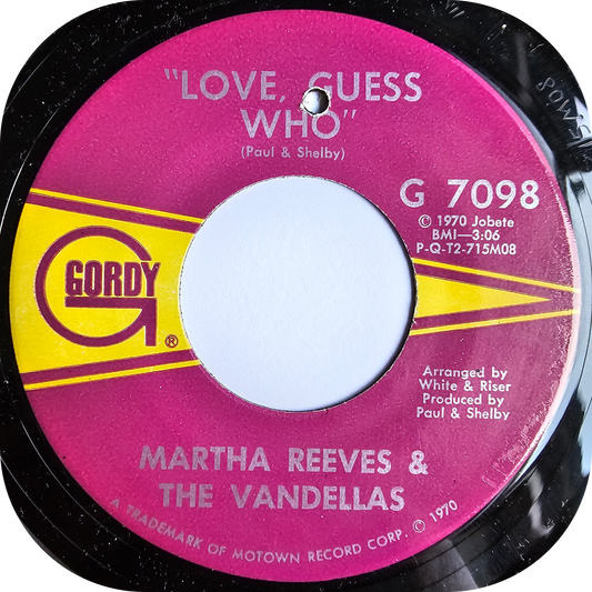 Martha Reeves - Love, Guess Who - Gordy