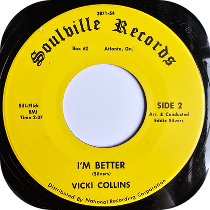 Vicki Collins - I'm Better - Soulville