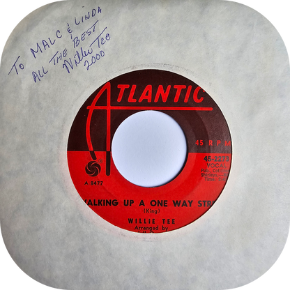 Willie Tee - Walking Up A One Way Street - Atlantic (Signed)