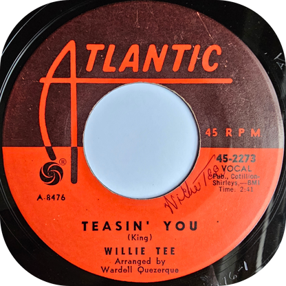 Willie Tee - Walking Up A One Way Street - Atlantic (Signed)