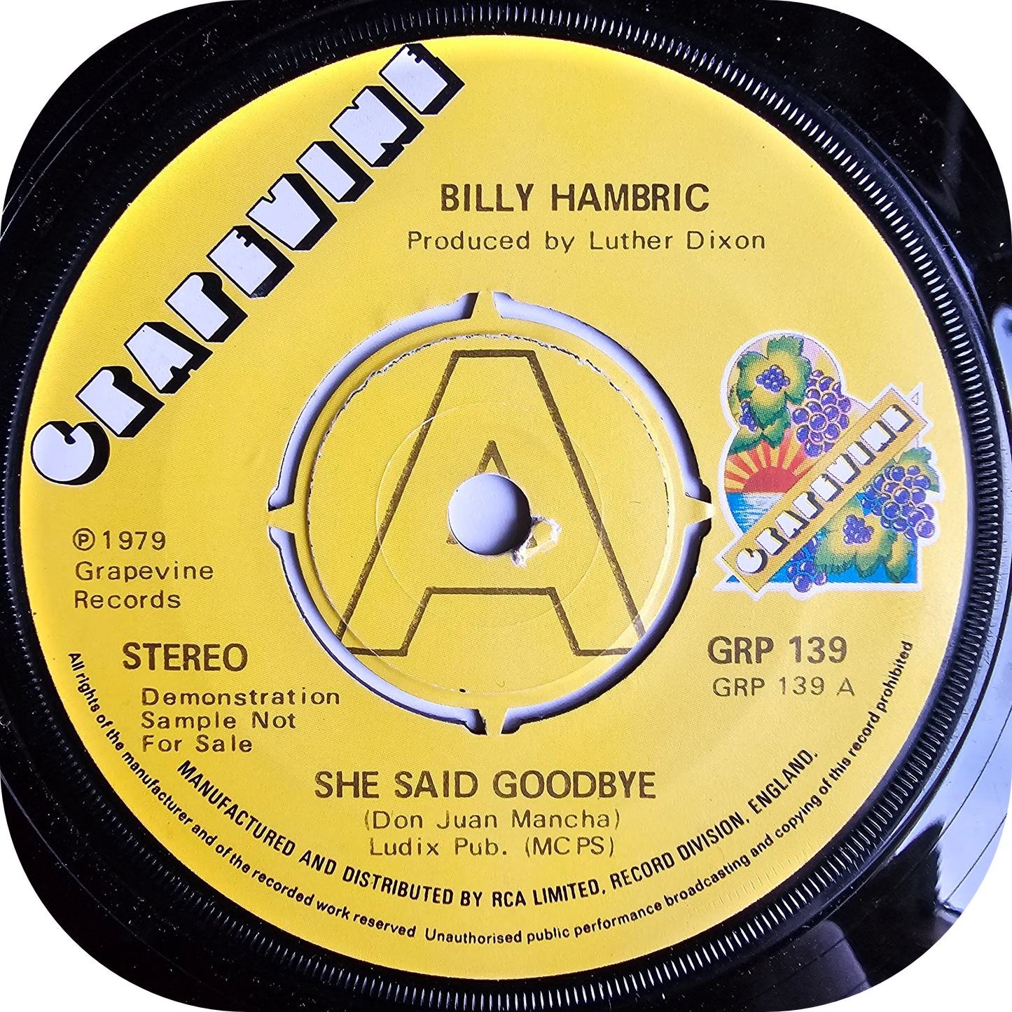 Billy Hambric - She Said Goodbye - Grapevine DEMO