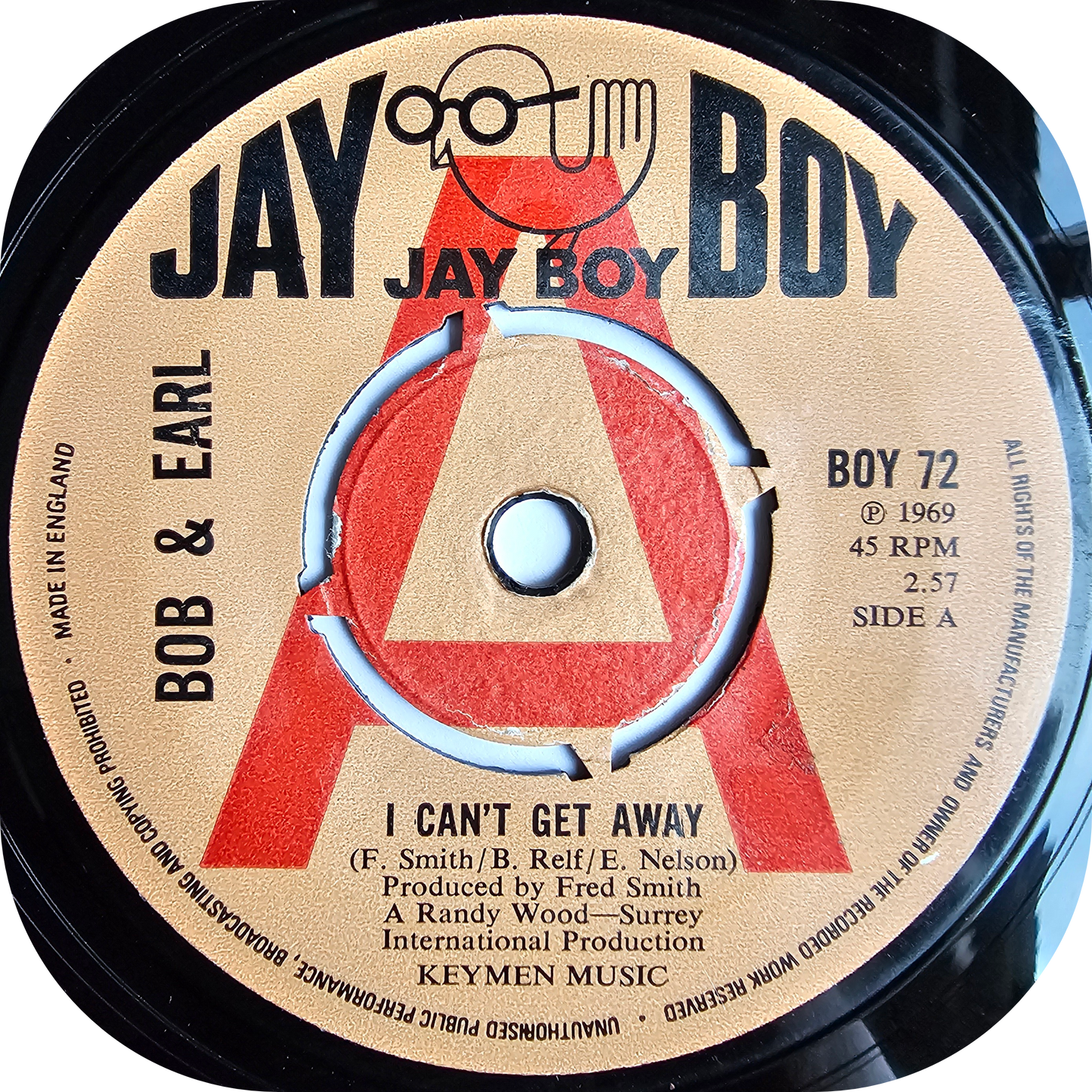 Bob & Earl (Bobby Garrett) - I Can't Get Away - Jay Boy DEMO