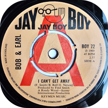 Bob & Earl (Bobby Garrett) - I Can't Get Away - Jay Boy DEMO