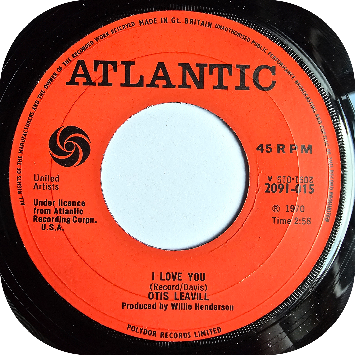 Otis Leavill - I Need You - Atlantic