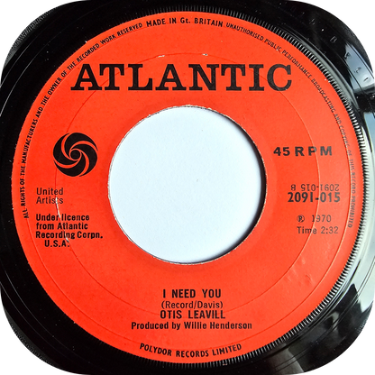 Otis Leavill - I Need You - Atlantic