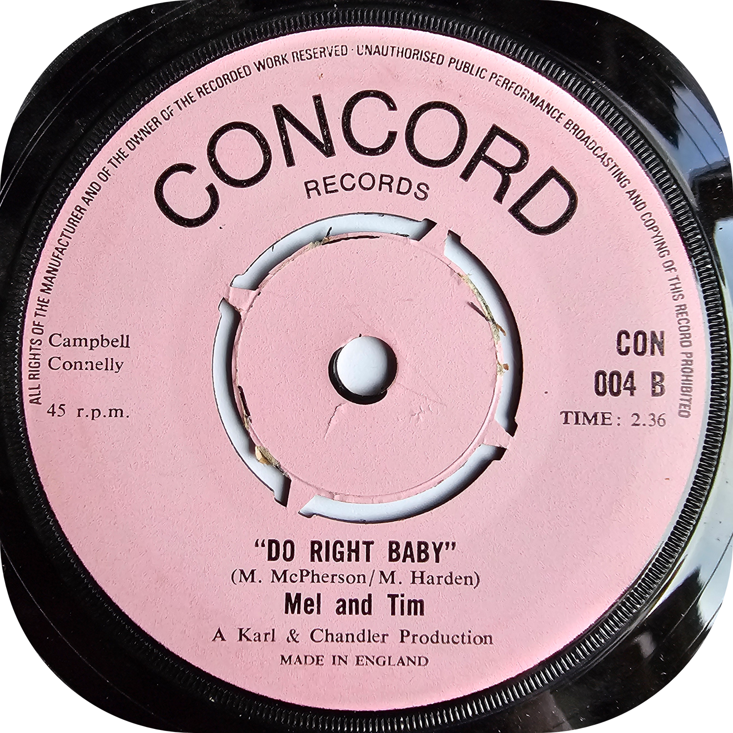 Mel and Tim - Backfield In Motion - Concord