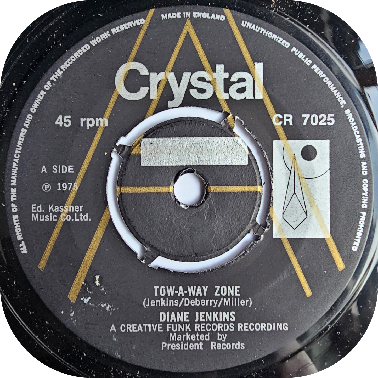 Diane Jenkins - Tow-A-Way Zone - Crystal DEMO