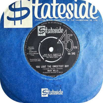 Mary Wells - You Lost The Sweetest Boy - Stateside