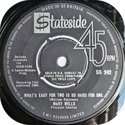 Mary Wells - You Lost The Sweetest Boy - Stateside