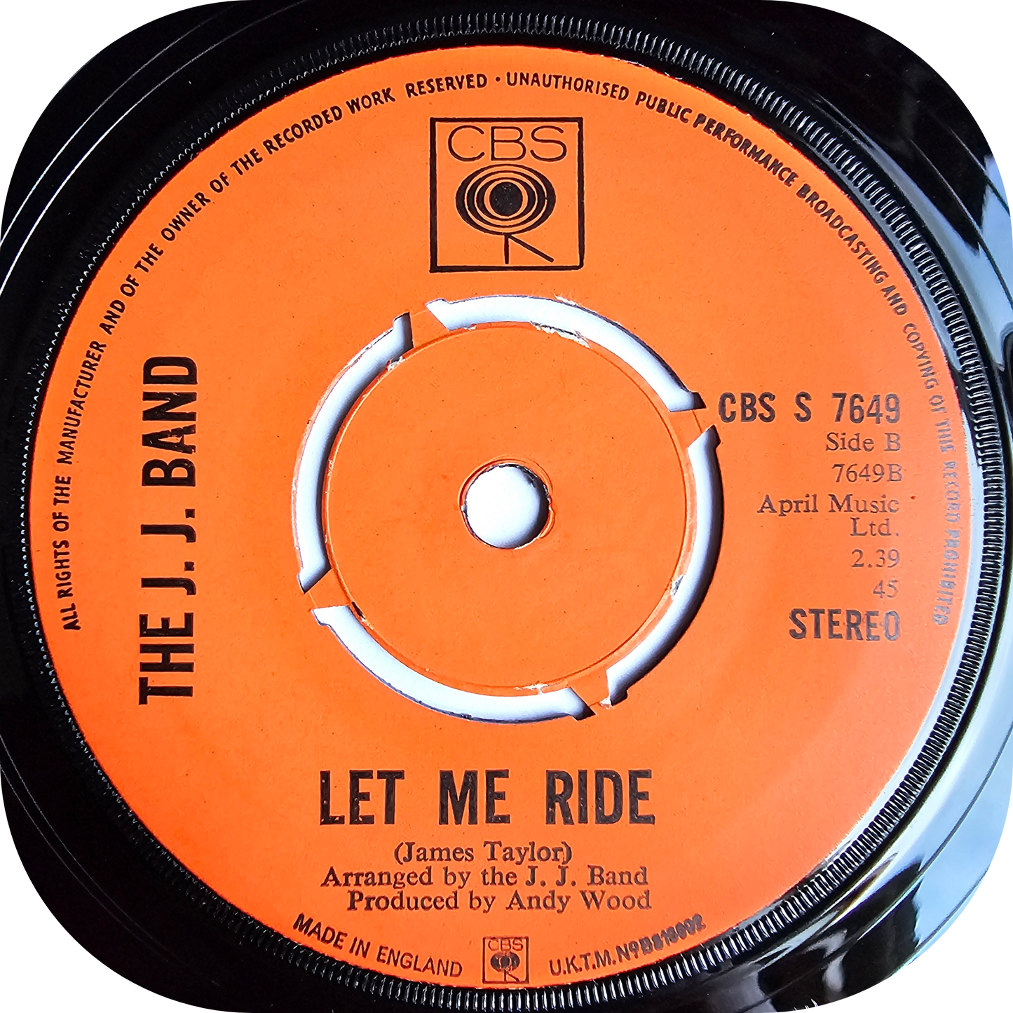 The JJ Band - Somebody Help Me - CBS