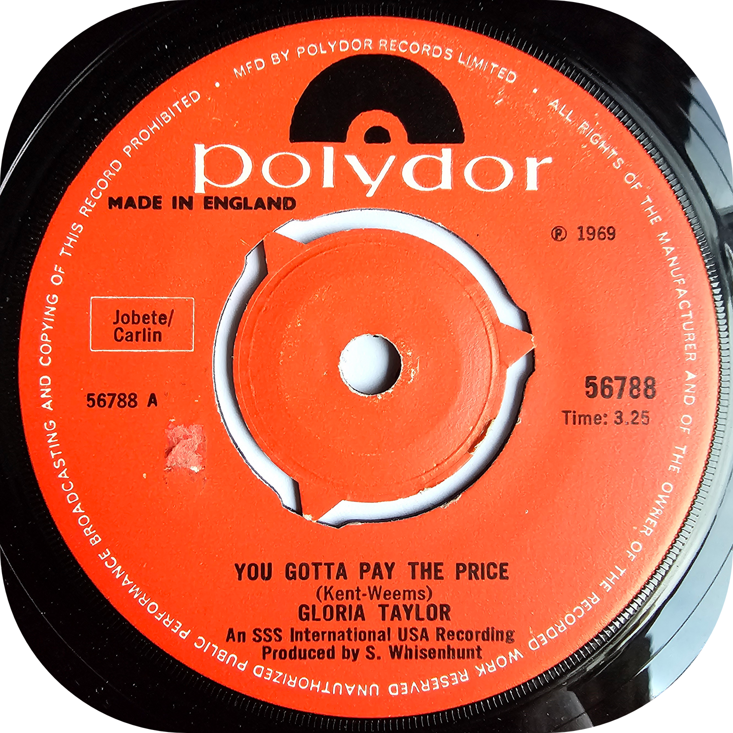 Gloria Taylor - You Gotta Pay The Price - Polydor