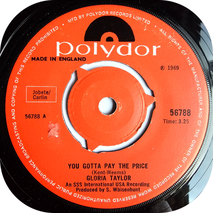 Gloria Taylor - You Gotta Pay The Price - Polydor