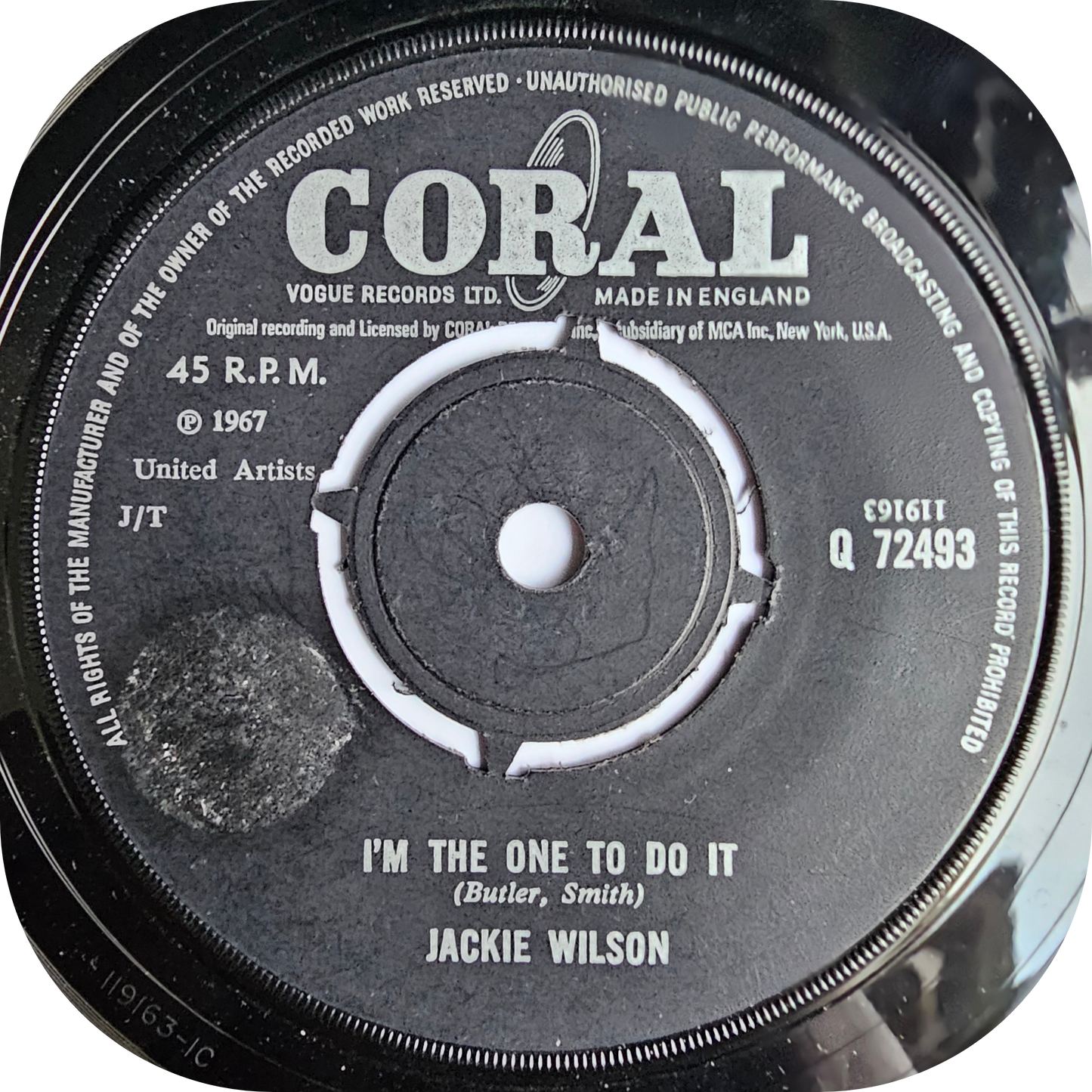 Jackie Wilson - I'm The One To Do It - Coral