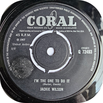 Jackie Wilson - I'm The One To Do It - Coral