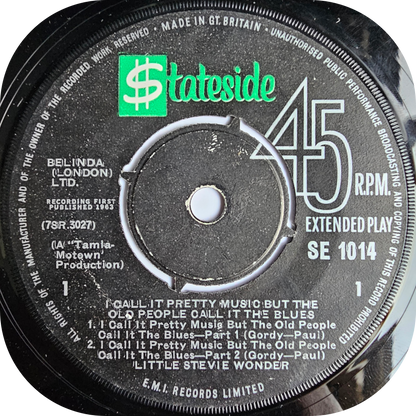 Little Stevie Wonder - I Call It Pretty Music - Stateside E.P