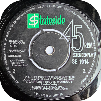 Little Stevie Wonder - I Call It Pretty Music - Stateside E.P
