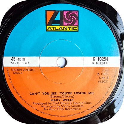 Mary Wells - Can't You See - Atlantic
