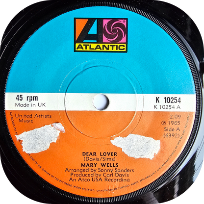 Mary Wells - Can't You See - Atlantic