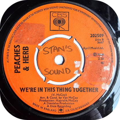 Peaches & Herb - We're In This Thing Together - CBS