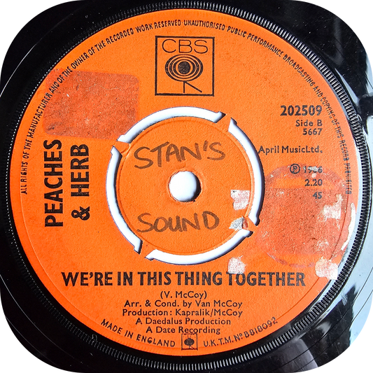 Peaches & Herb - We're In This Thing Together - CBS