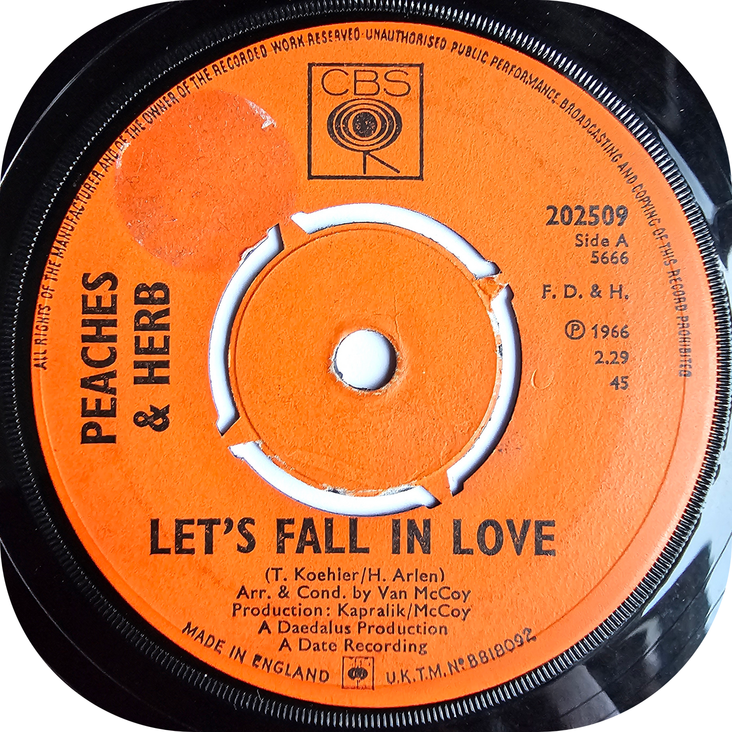 Peaches & Herb - We're In This Thing Together - CBS