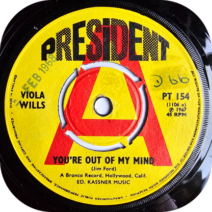 Viola Wills - You're Out Of My Mind - President DEMO