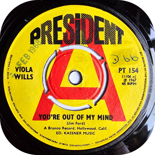 Viola Wills - You're Out Of My Mind - President DEMO