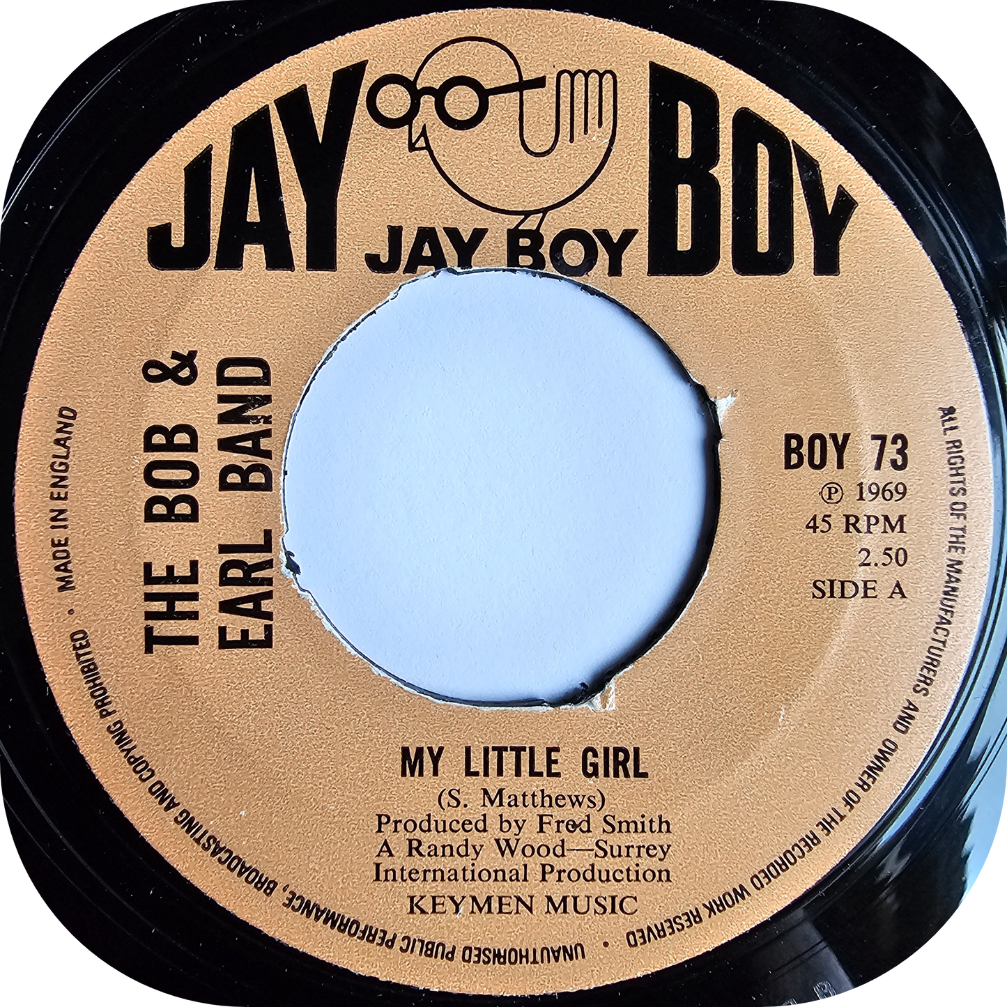 Bob and Earl Band, The - My Little Girl - Jay Boy