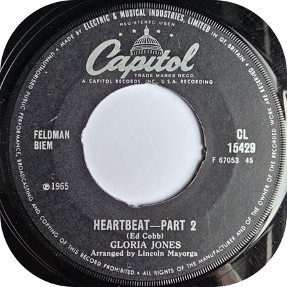 Gloria Jones - Heartbeat - Capitol