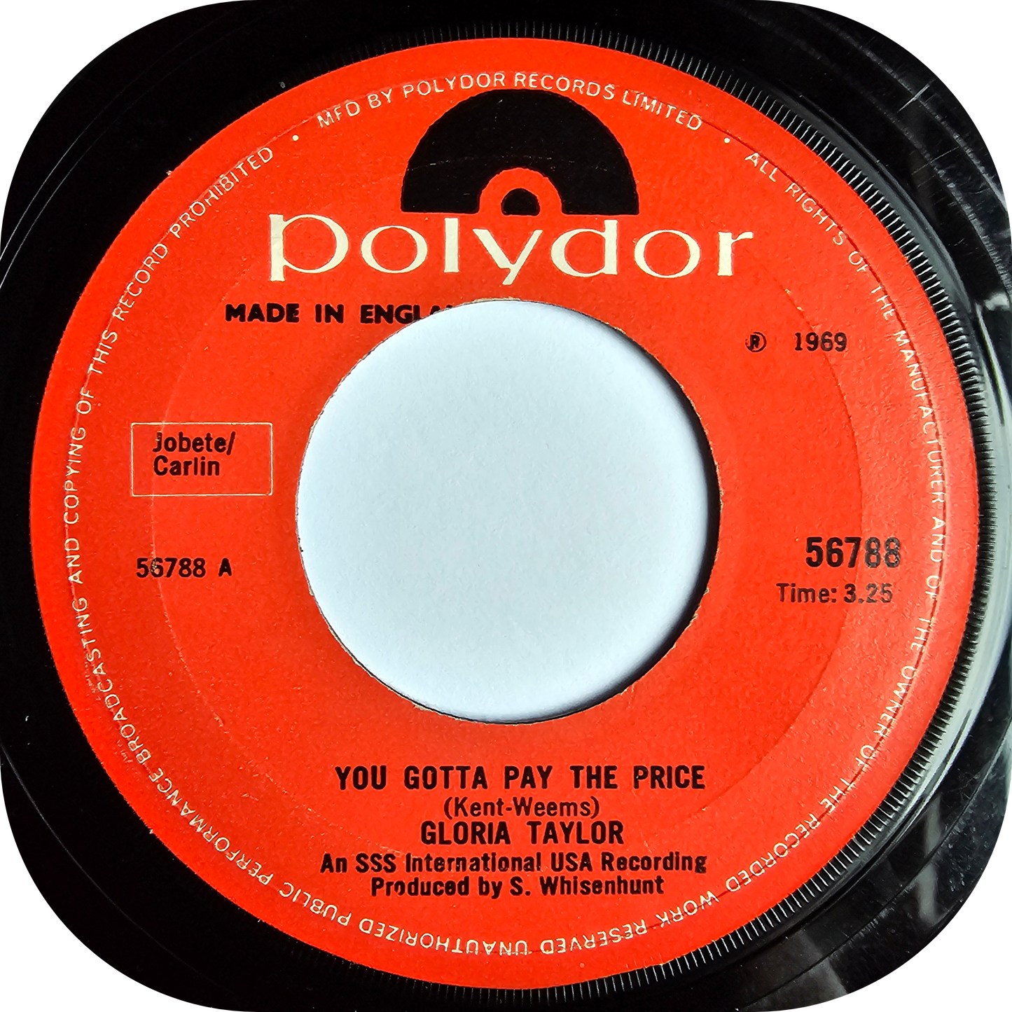 Gloria Taylor - You Gotta Pay The Price - Polydor