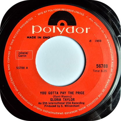 Gloria Taylor - You Gotta Pay The Price - Polydor