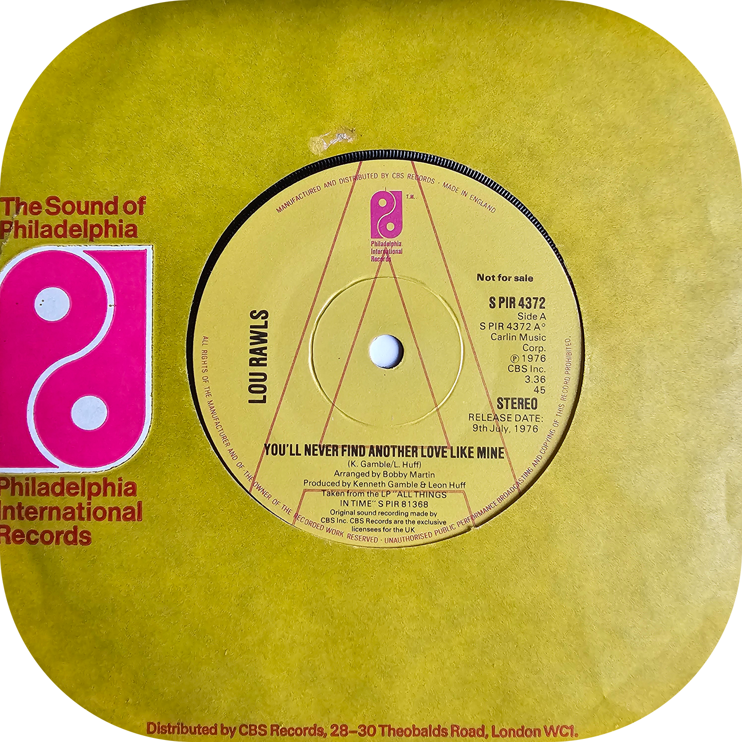 Lou Rawls - You'll Never Find Another Love Like Mine - Philadelphia DEMO