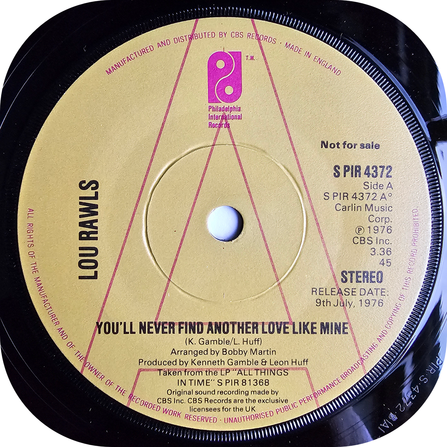 Lou Rawls - You'll Never Find Another Love Like Mine - Philadelphia DEMO